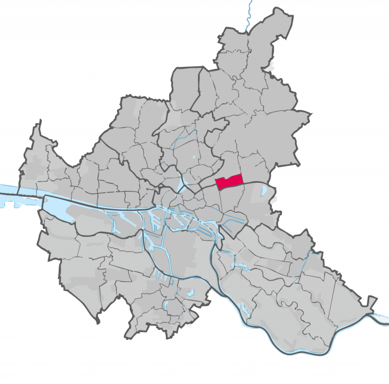 Karte von Marienthal innerhalb Hamburgs